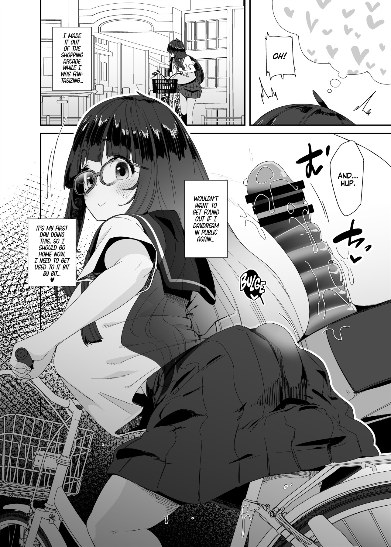 Hentai Manga Comic-The Slutty, Stacked Middle Schooler Who Gets Off on her Bike-Read-44